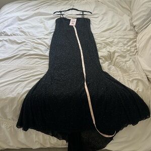 FLORENTINA oh Polly Embellished Corset Gown in Black